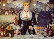 Edouard Manet Bar in den Folies-Bergere oil painting on canvas